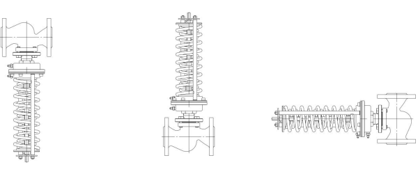 Монтаж регулятора до 100 °С