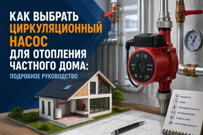 Как выбрать циркуляционный насос для отопления частного дома: подробное руководство