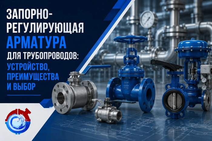 Запорно-регулирующая арматура для трубопроводов: устройство, преимущества и выбор